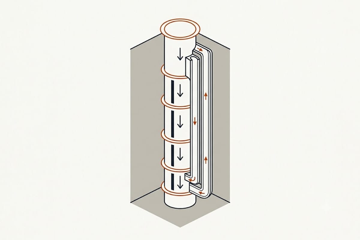 A percolation test hole